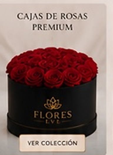 Cajas de rosas premium